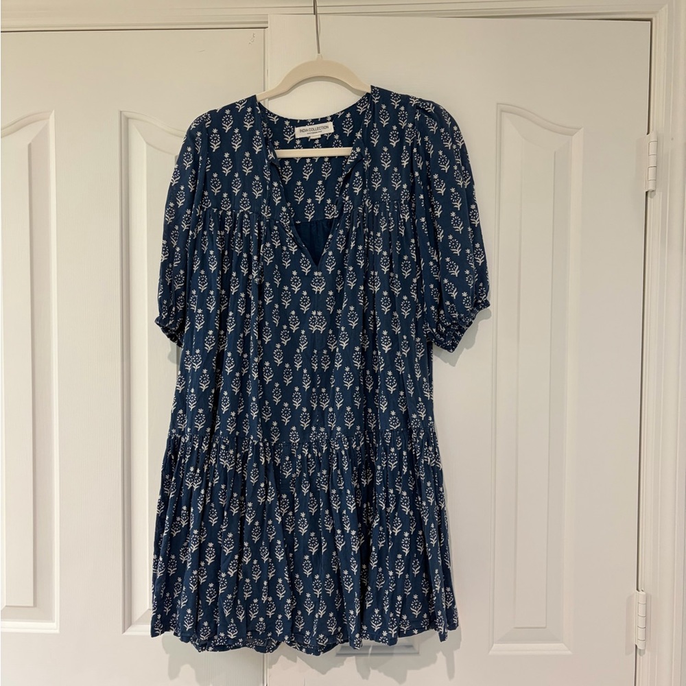 Emerson Fry Navy and White Floral Dress
